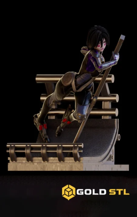 Alita Battle Angel STL 3D Print Model