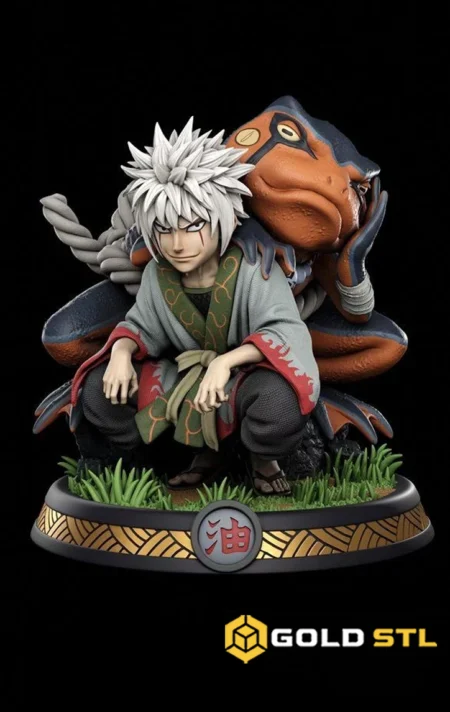 Jiraiya Naruto STL 3D Print Model 