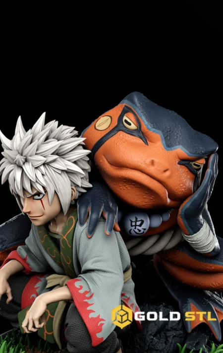 Jiraiya Naruto STL 3D Print Model 