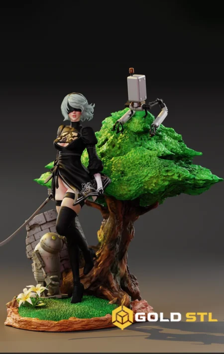 2B NSFW STL 3D Print Model