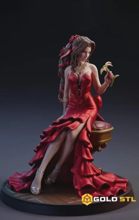 Aerith Gainsborough Final Fantasy STL Files