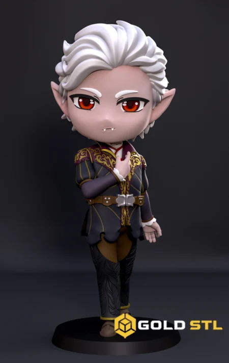Astarion Chibi 3D Printing Model STL Files