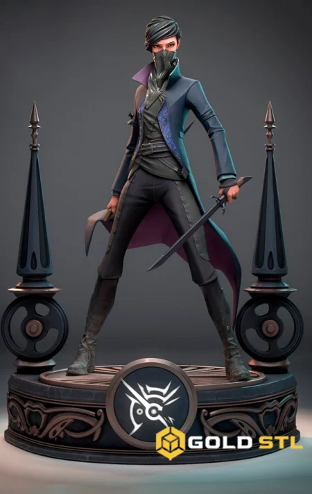 Emily Kaldwin Dishonored 3D Printing Model STL Files