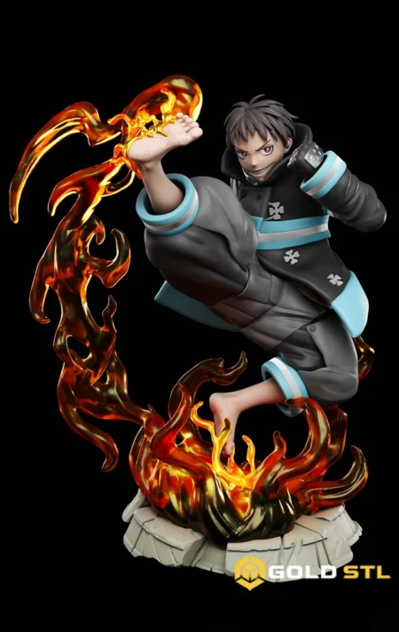 Shinra Kusakabe Fire Force STL 3D Print Model