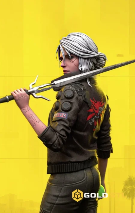 Ciri Witcher Cyberpunk 2077 STL Files