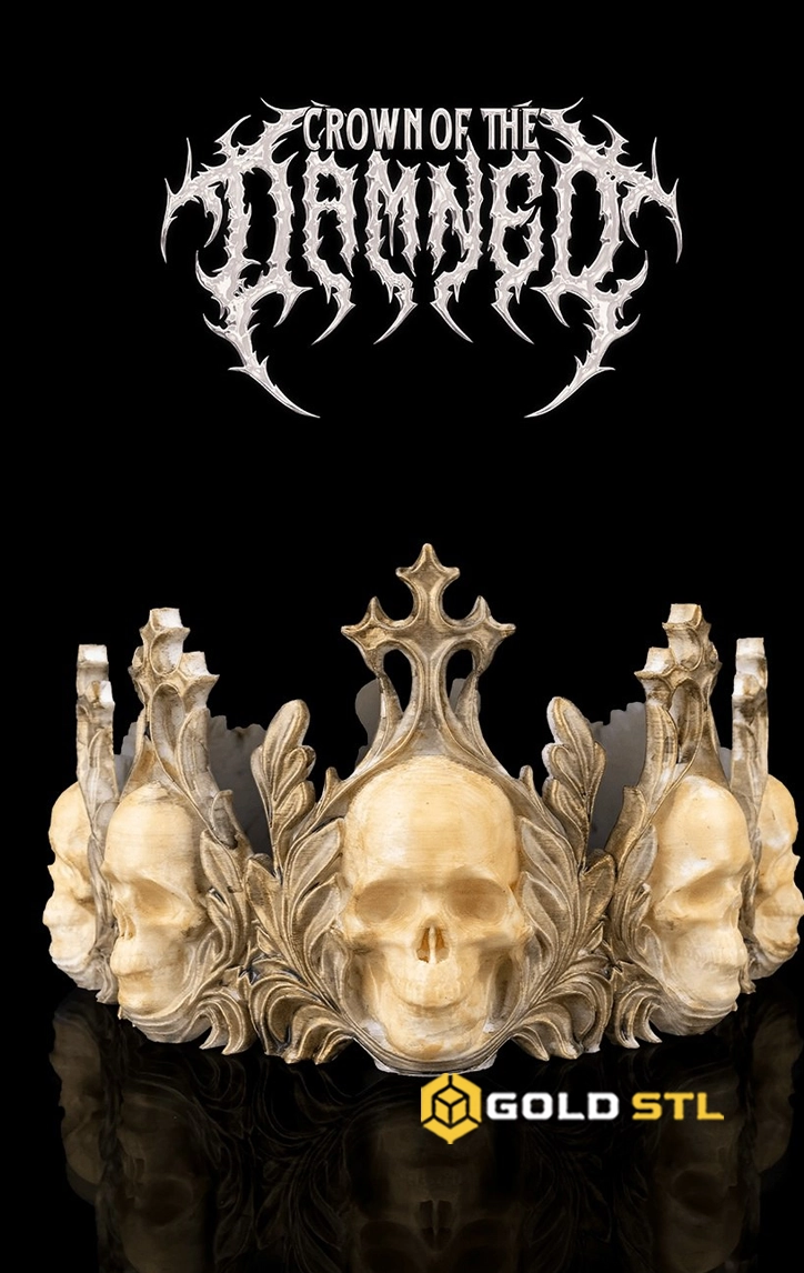 Exclusive Crown of the Damned STL 3D Print Model
