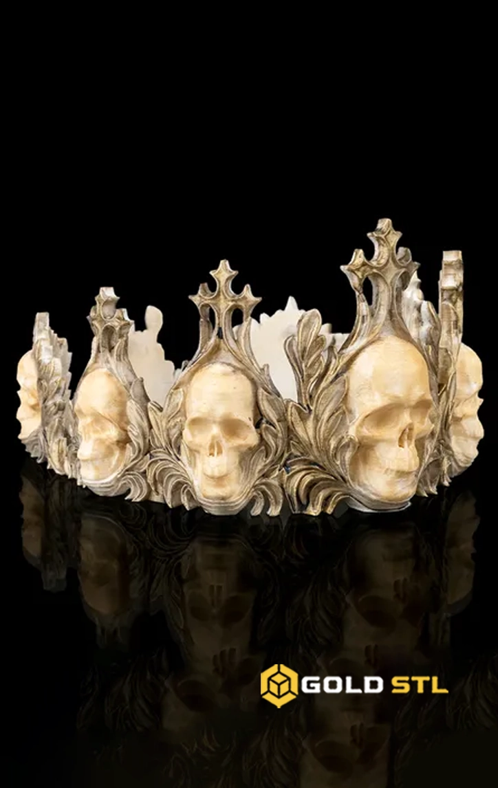 Exclusive Crown of the Damned STL 3D Print Model - Image 2