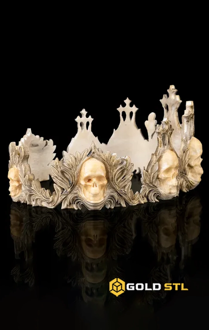 Exclusive Crown of the Damned STL 3D Print Model - Image 4