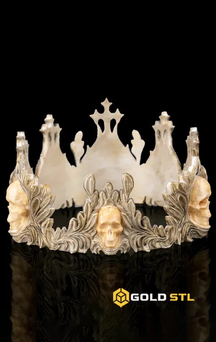 Exclusive Crown of the Damned STL 3D Print Model - Image 3