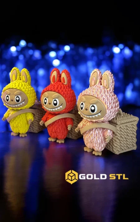 DIY Labubu STL and 3MF 3D Print Model