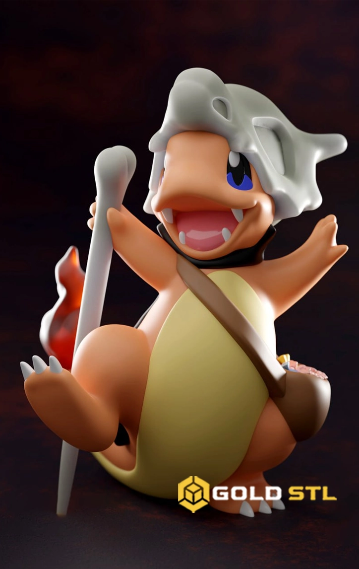 Halloween Charmander STL 3D Print Model