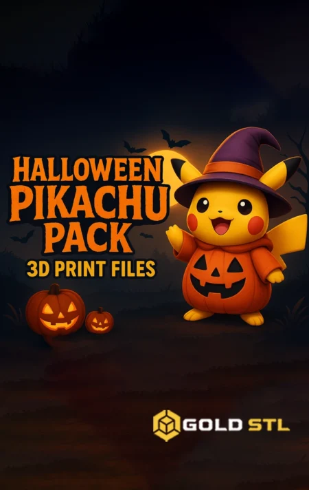 Halloween Pikachu Pack 3D Print Files