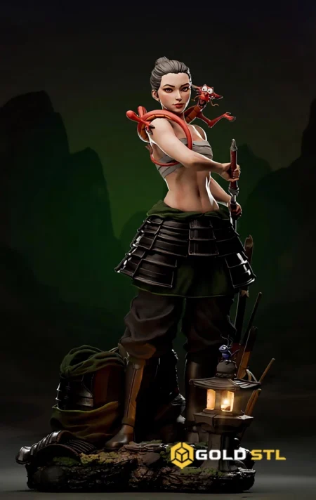 Mulan STL 3D Print Model