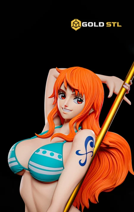 Nami One Piece STL 3D Print Model 