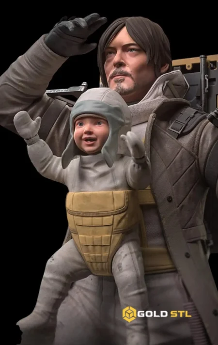 Sam Death Stranding STL 3D Print Model