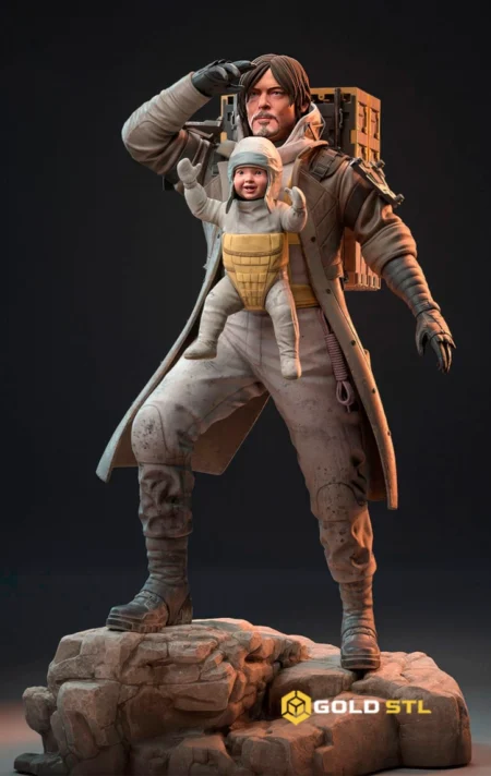 Sam Death Stranding STL 3D Print Model