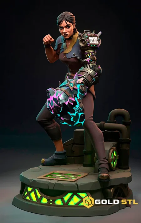 Sevika Arcane League of Legends STL Files