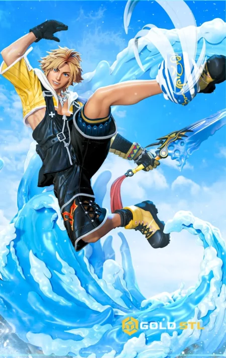 Tidus Final Fantasy STL 3D Print Model
