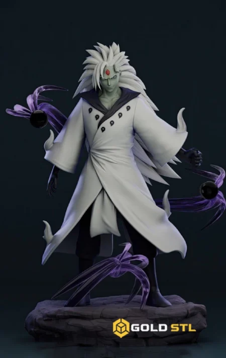 Uchiha Madara Six Paths Naruto STL 3D Print Model