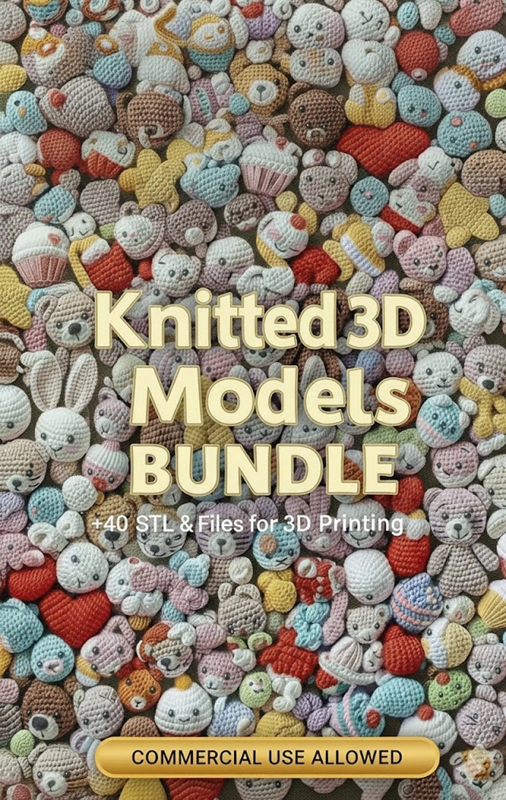 Knitted 3D Models Bundle
