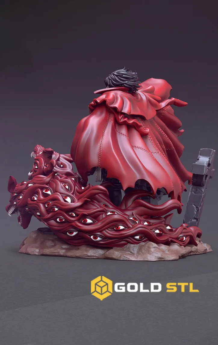 Alucard Hellsing STL 3D Print Model - Image 2