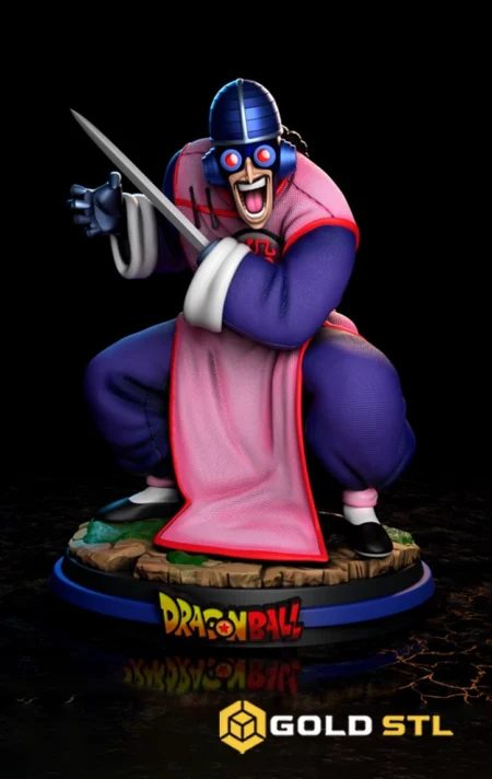 Blue Spray Tao Pai Pai STL 3D Print Model 