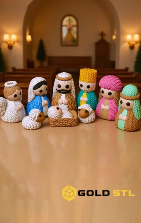 Christmas Crib Knitted