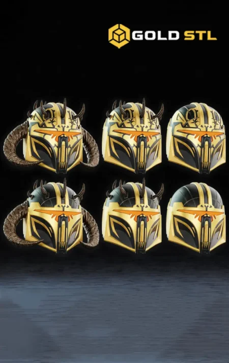High Shadow Warden Helmet STL & 3MF STL Files