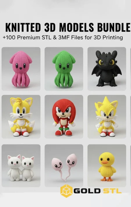 Knitted 3D Models Bundle