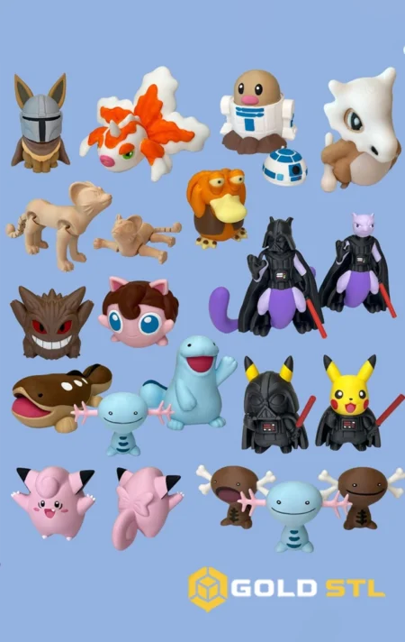 Pokémon April 3D Models Pack