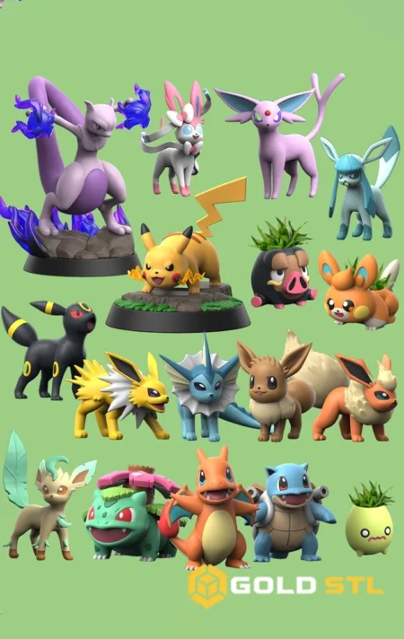 Pokémon August 3D Models Bundle