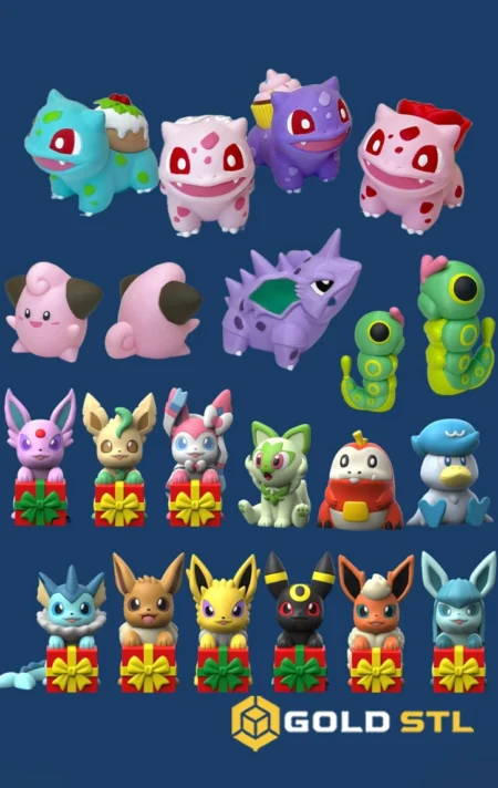 Pokémon December 3D Models Pack
