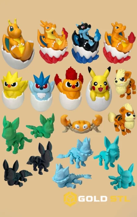 Pokémon February 3D Models Bundle