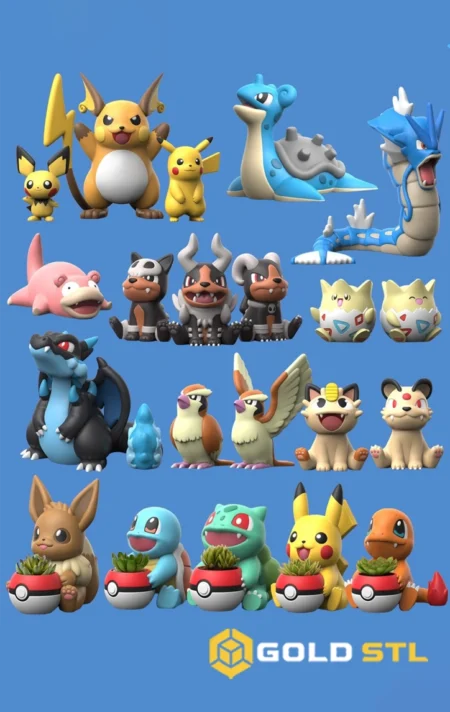 Pokémon November 3D Models Bundle