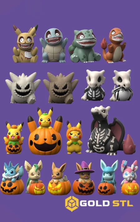 Pokémon September 3D Models Collection