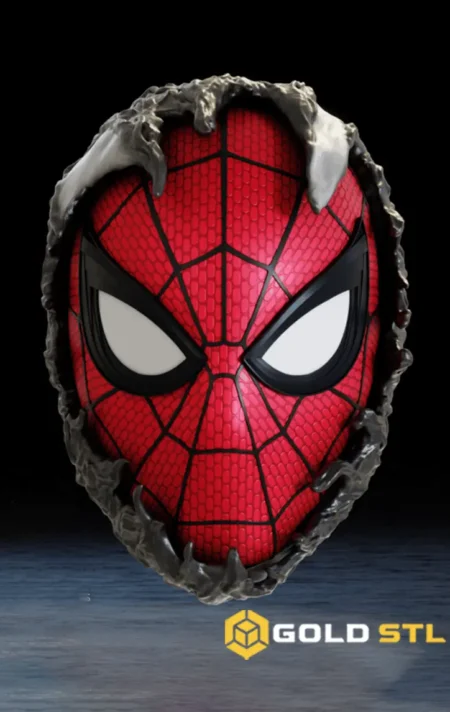 Spider-Man Mask STL & 3MF 3D Print Model 