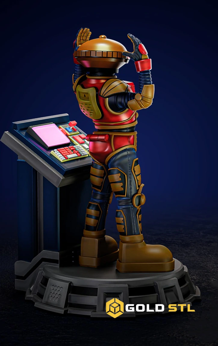 Alpha 5 Power Rangers STL & 3MF for 3D Printing - Image 3