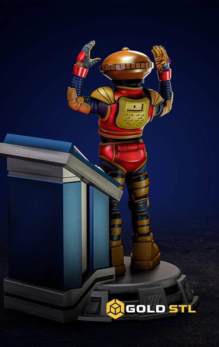 Alpha 5 Power Rangers STL & 3MF for 3D Printing