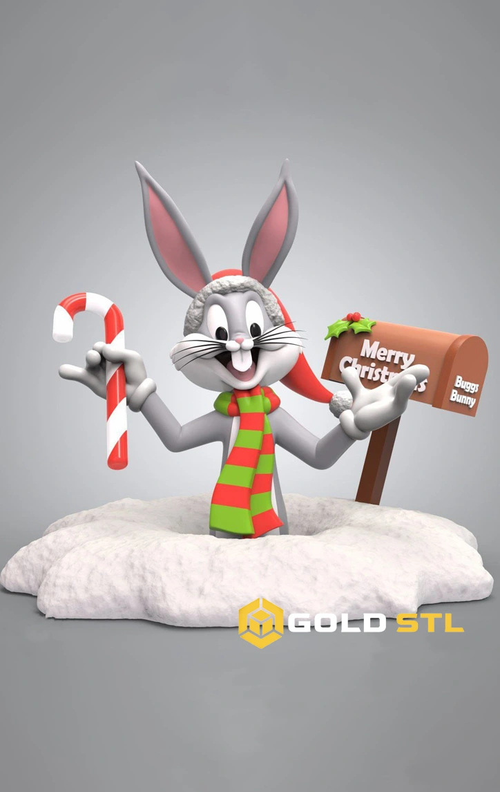 BUGS Christmas STL 3D Print Model