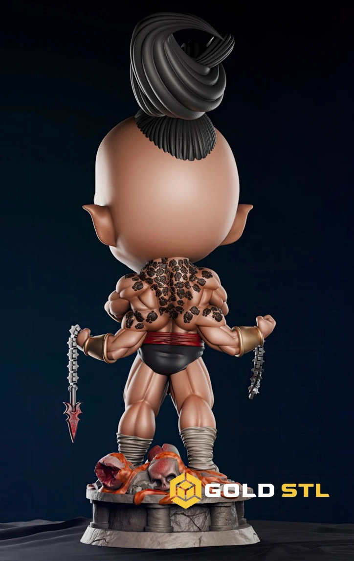 Goro Mortal Kombat STL 3D Print Model - Image 4