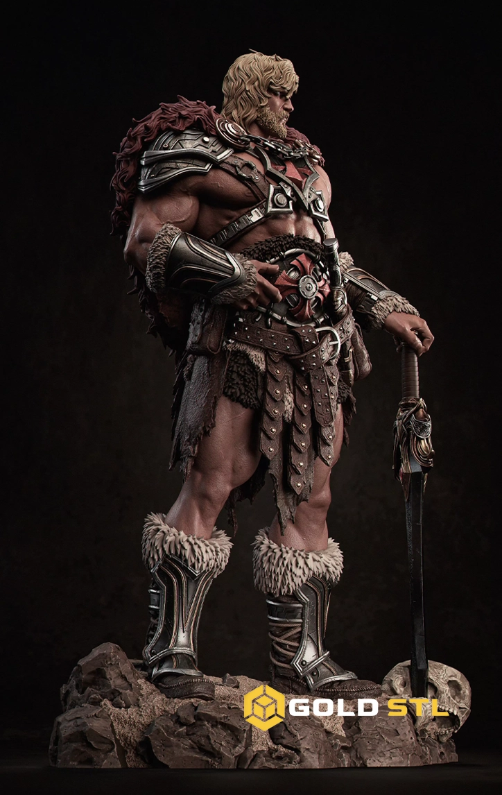 He-Man STL 3D Print Model | Masters of the Universe Hero - Image 3