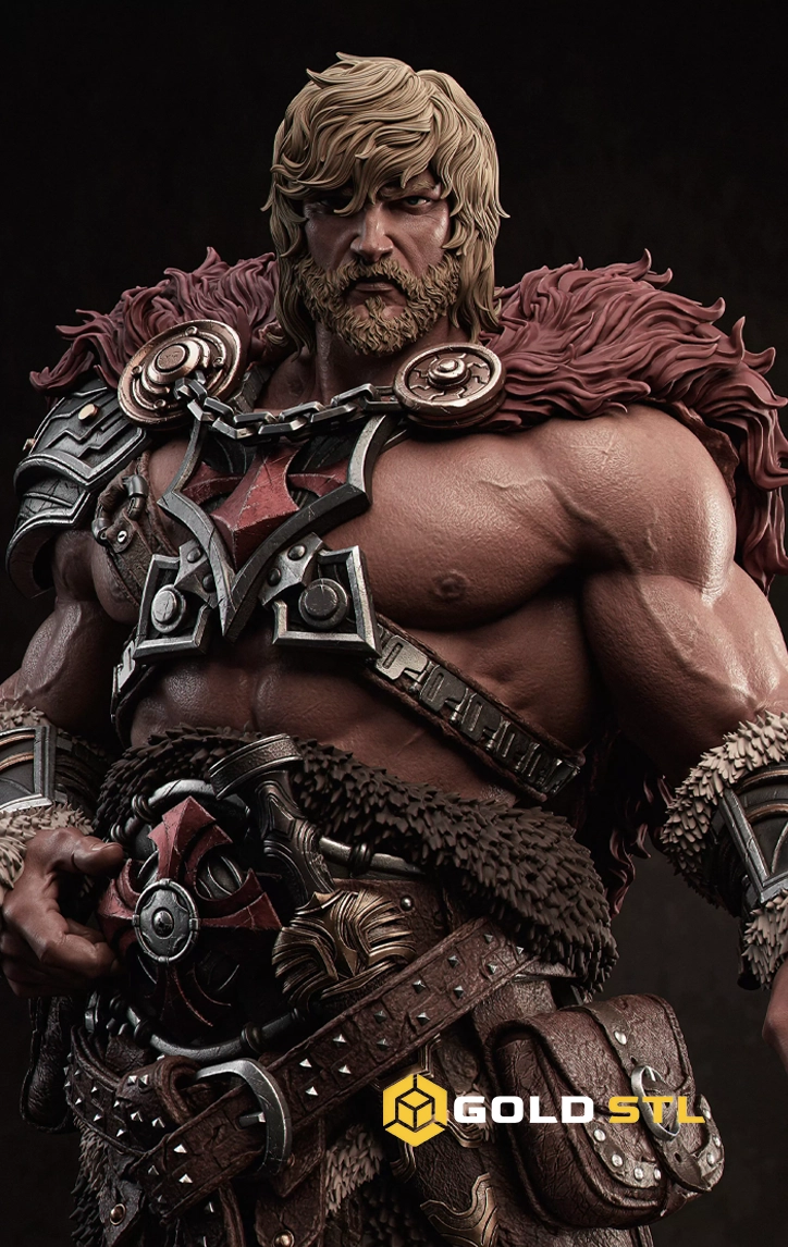 He-Man STL 3D Print Model | Masters of the Universe Hero - Image 2