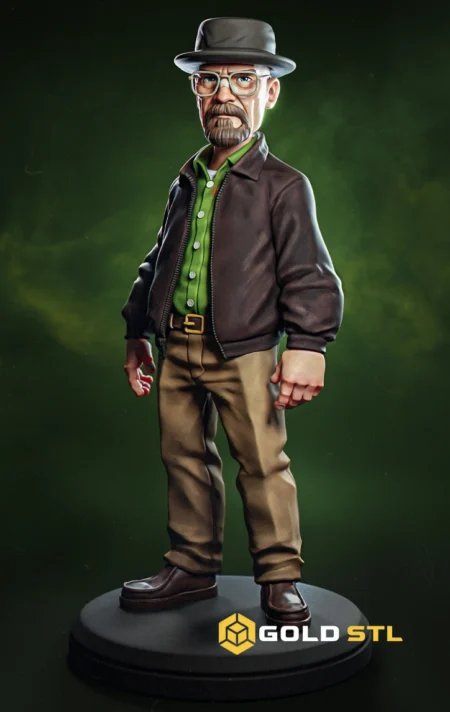 Heisenberg Walter White Breaking Bad STL 3D Print Model