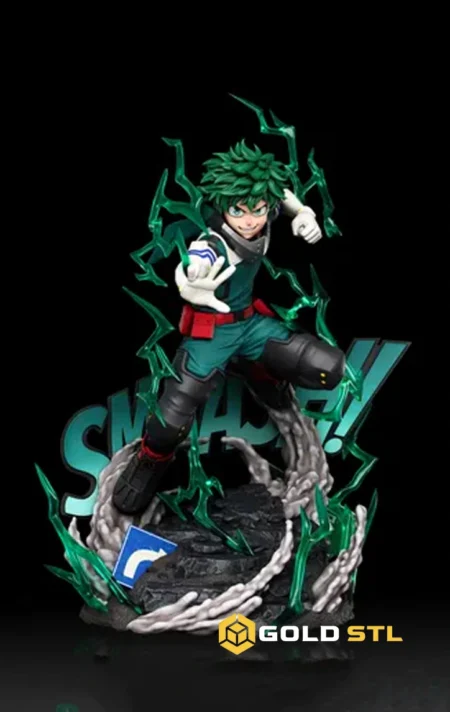 Izuku Midoriya My Hero Academia STL 3D Print Model 
