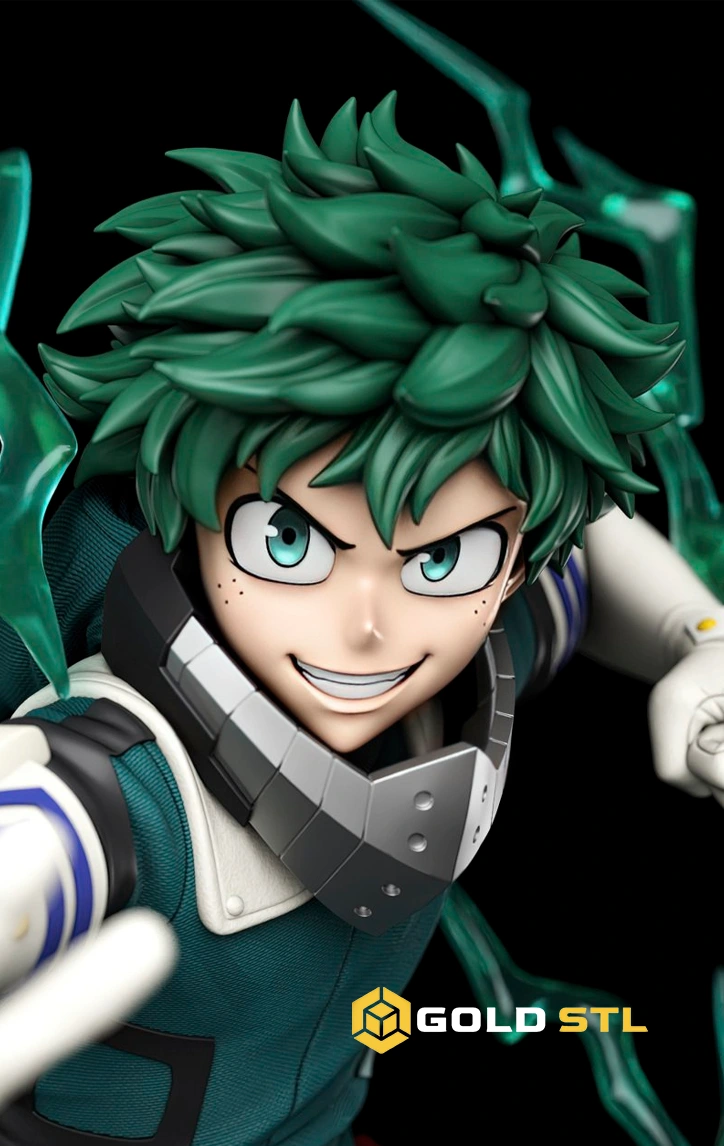 Izuku Midoriya My Hero Academia STL 3D Print Model - Image 2