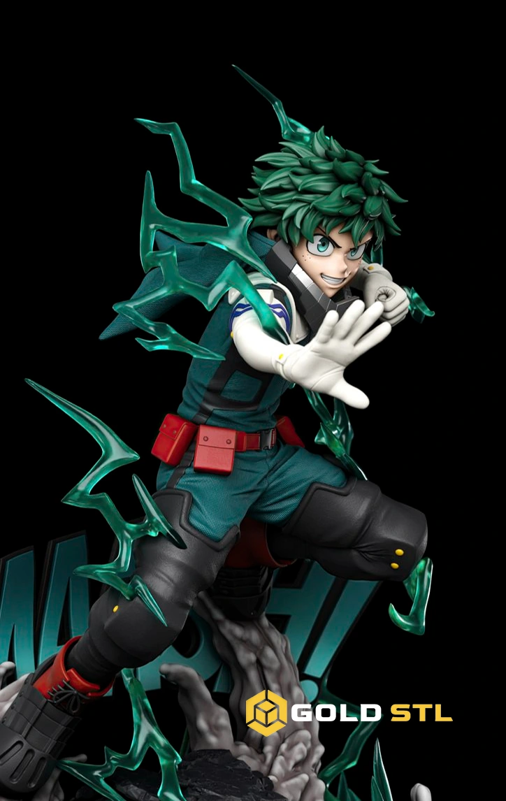 Izuku Midoriya My Hero Academia STL 3D Print Model - Image 3