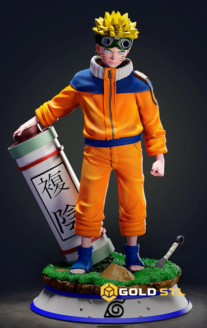 Naruto STL & 3MF 3D Print Model