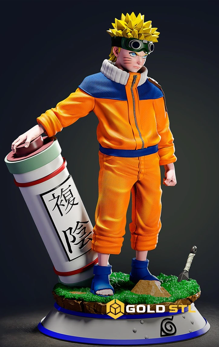 Naruto STL & 3MF 3D Print Model - Image 3