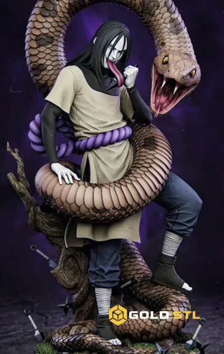 Orochimaru Naruto STL 3D Print Model 