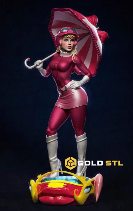 Penelope Pitstop The Perils of Penelope Pitstop STL Epic 3D Model